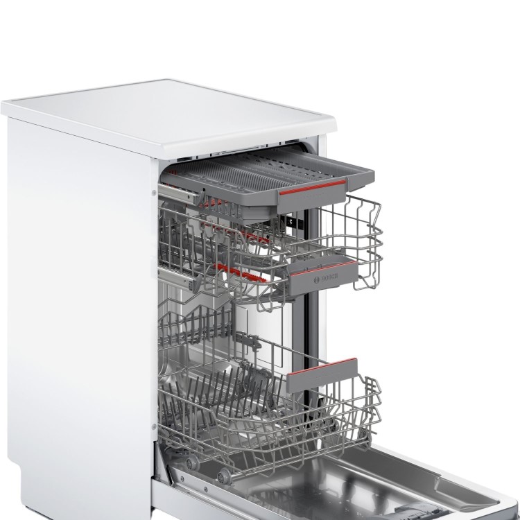 Bosch Series 4 Freestanding Slimline Dishwasher - Smart Wi-Fi, White