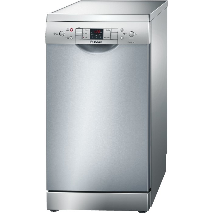 Bosch SPS53M08GB 9 place Freestanding Slimline Dishwasher Silver