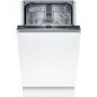 Bosch Series 2 Integrated Dishwasher - Smart D-rated Extra Dry Black control panel