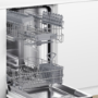 Bosch Series 2 Integrated Slimline Dishwasher - Smart Wi-Fi, Black control panel