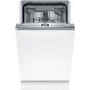 Bosch Series 4 Integrated Slimline Dishwasher - Smart B-rated Silver control panel