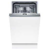 Bosch Series 4 Integrated Slimline Dishwasher - Smart B-rated Silver control panel