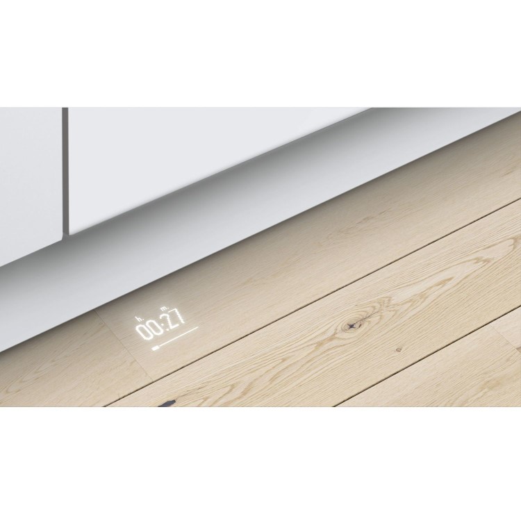 Bosch Series 4 Integrated Slimline Dishwasher - Smart B-rated Silver control panel