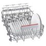 Bosch Series 4 Integrated Slimline Dishwasher - Smart B-rated Silver control panel
