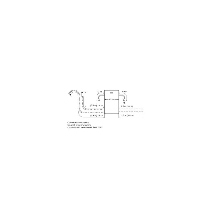 Bosch SPV68L00GB ActiveWater 10 Place Slimline Fully Integrated Dishwasher