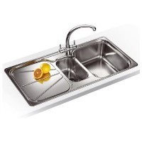 Franke SPX651LDP Simplon 1.5 Bowl Left Hand Drainer Sink and Tap Propack