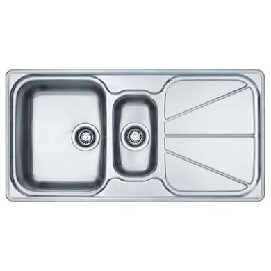 Franke SPX651RDP Simplon 1.5 Bowl Right Hand Drainer Sink and Tap Propack