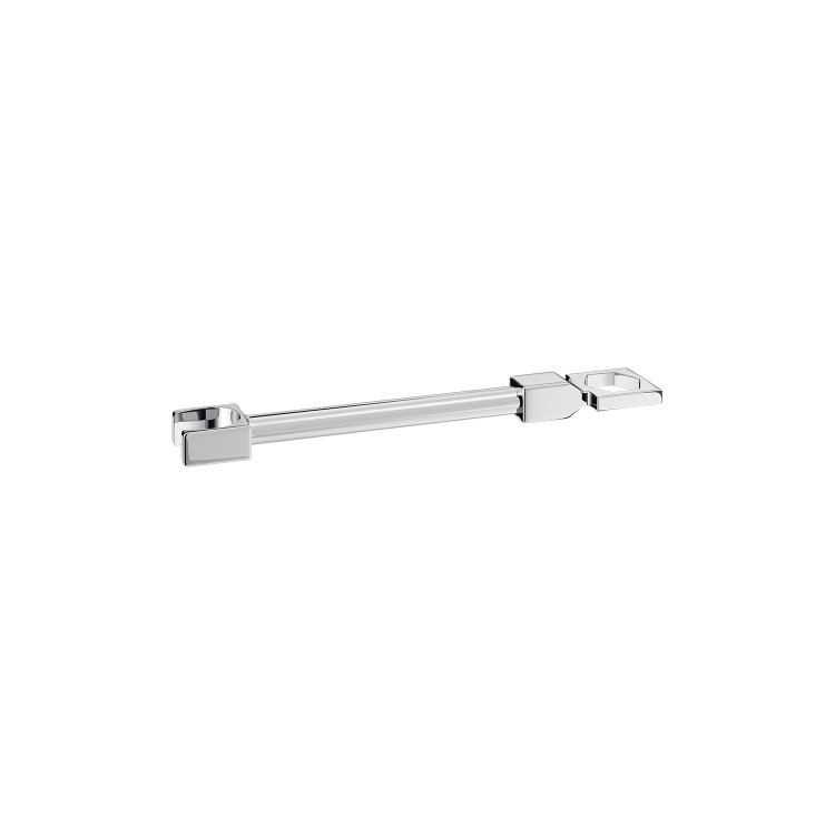 Bath Shower Mixer Hand Shower Holder Supplied with Hose - Square 