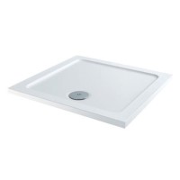 Claristone Square Shower Tray 700 x 700mm + waste