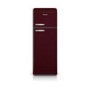 Swan SR11010WRN Freestanding Fridge Freezer Wine Red