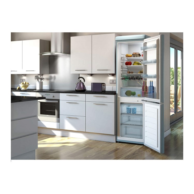 Swan SR11020BLN Freestanding Fridge Freezer Blue