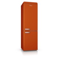 Swan SR11020ON Freestanding Fridge Freezer Orange