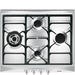 Cucina 60cm Stainless Steel 4 Burner Gas Hob with New Style Controls