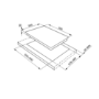 GRADE A3 - Smeg Cucina 60cm 4 Burner Gas Hob with Wok Burner - Stainless Steel