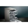 Siemens iQ500 SR26T897EU 10 Place Slimline Freestanding Dishwasher - Silver