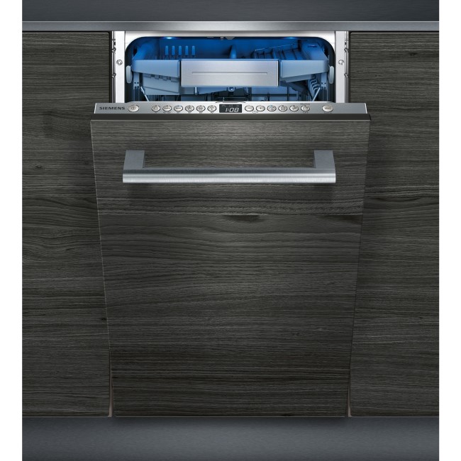 GRADE A2 - siemens SR656X01TE Ultra Efficient 45cm Wide 10 Place Slimline Fully Integrated Dishwasher