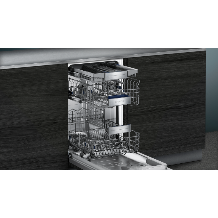GRADE A2 - siemens SR656X01TE Ultra Efficient 45cm Wide 10 Place Slimline Fully Integrated Dishwasher