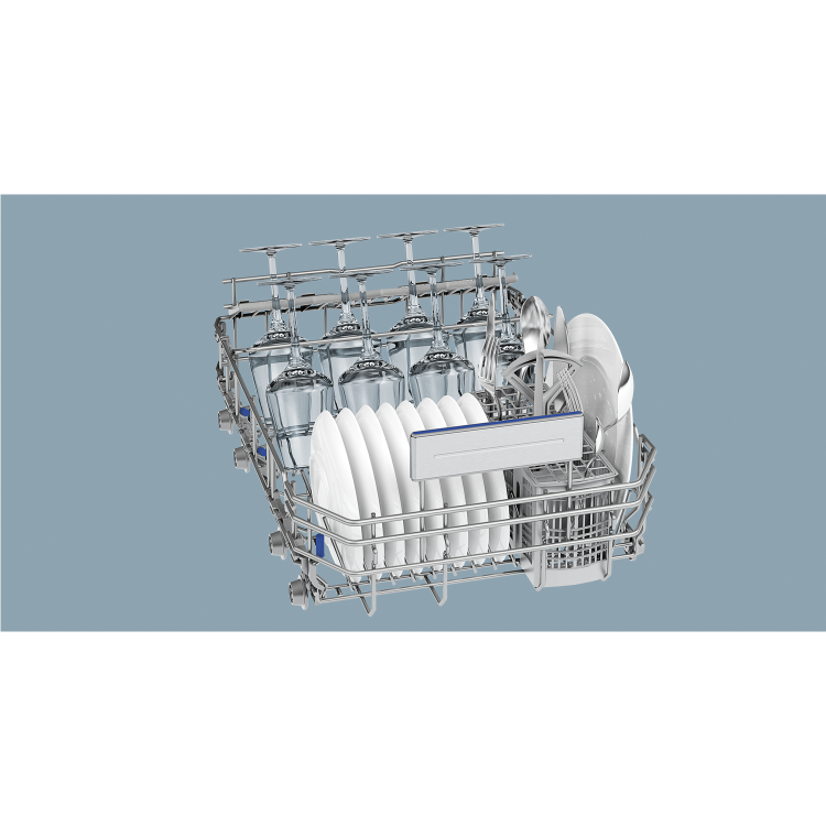 GRADE A2 - siemens SR656X01TE Ultra Efficient 45cm Wide 10 Place Slimline Fully Integrated Dishwasher