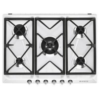 Smeg SR975BGH Victoria 70cm White 5 Burner Gas Hob