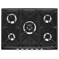 GRADE A2 - Smeg SR975NGH Victoria 70cm Black 5 Burner Gas Hob