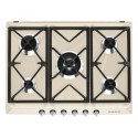 SR975PGH Smeg Victoria 69cm 5 Burner Gas Hob - Cream