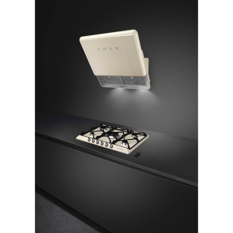 Smeg Victoria 69cm 5 Burner Gas Hob - Cream