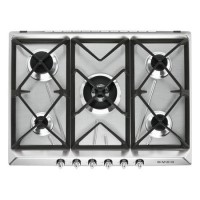 Smeg Victoria 69cm 5 Burner Gas Hob - Stainless Steel