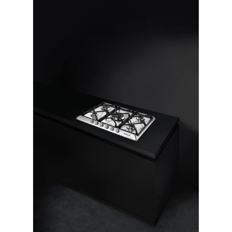 Smeg Victoria 69cm 5 Burner Gas Hob - Stainless Steel