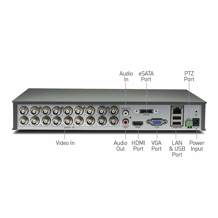 Swann 16 Channel 1080p Digital Video Recorder with 2TB HDD & Smart Viewing