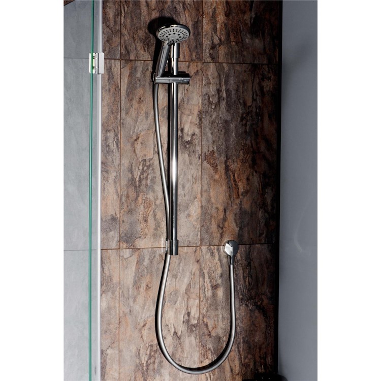 Round Shower & Slide Rail Kit