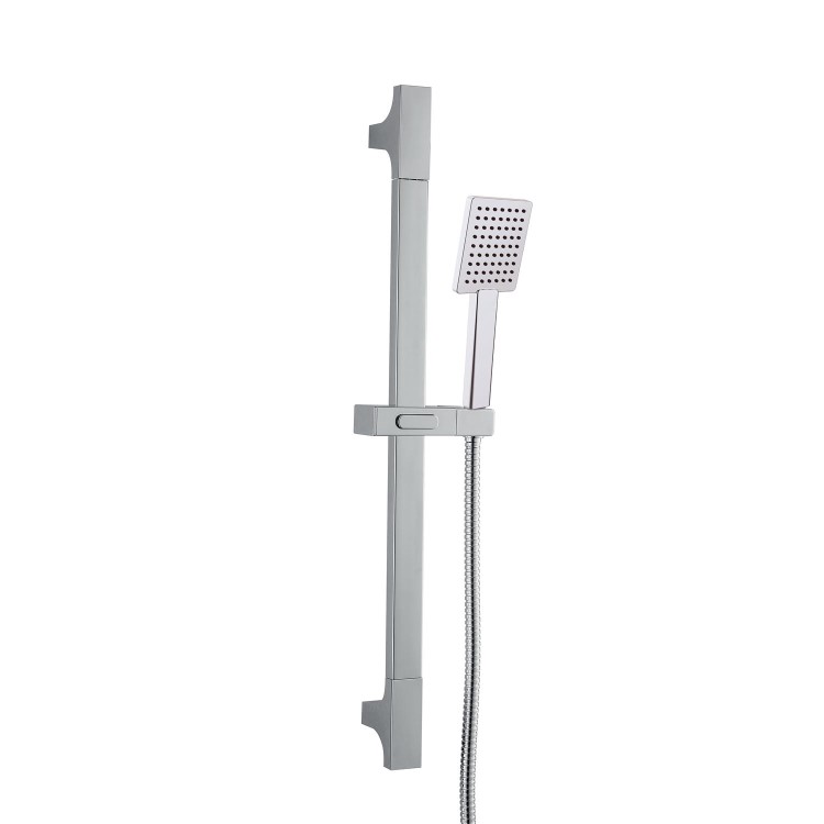 Square Shower & Slide Rail Kit