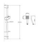 Square Shower & Slide Rail Kit