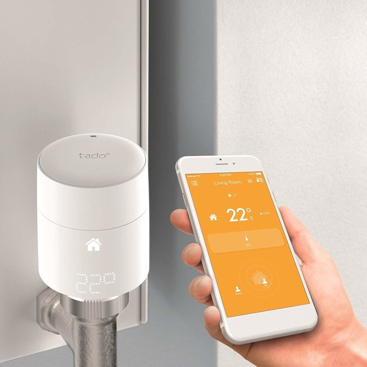 Tado Additional Smart Radiator Thermostat - Vertical 1 Pack
