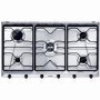 Smeg SRV596-5 Cucina 90cm Gas Hob - Stainless Steel