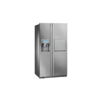 Smeg SS55PTLH3 Cucina American Fridge Freezer With Homebar And Ice And Water Dispenser - Brushed Sta