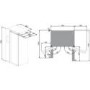 Smeg SS55PTLH3 Cucina American Fridge Freezer With Homebar And Ice And Water Dispenser - Brushed Sta