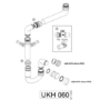 Space Saving Single Bowl Plumbing Kit- Essence