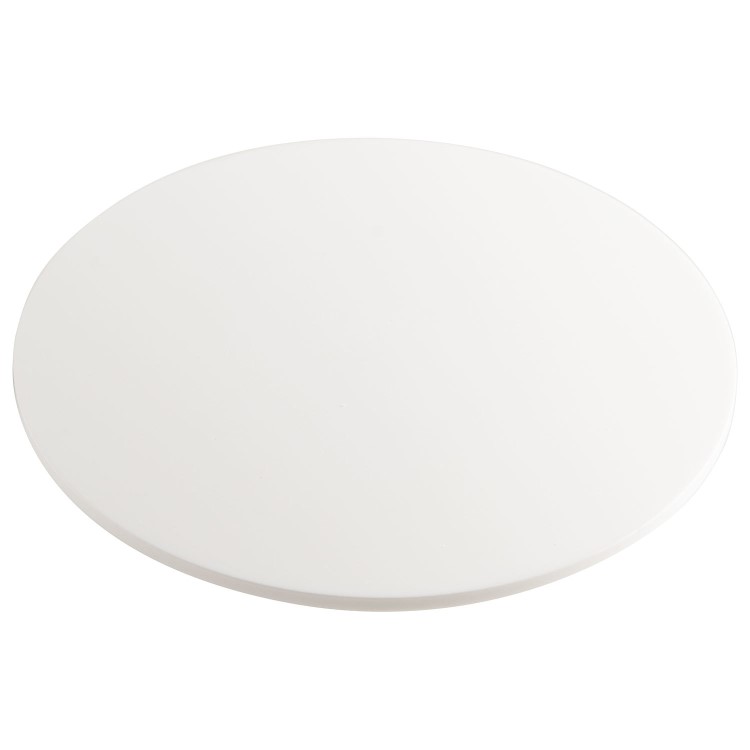 Matt White Stone Resin Bath Waste Cover