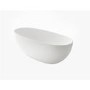 Freestanding Double Ended Stone Resin Solid Surface Bath 1700 x 750mm - Opal