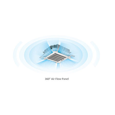 30000 BTU 9kW  A++/A+  Super Slim Ceiling Cassette Air Conditioning system with heat pump and 5 years warranty 