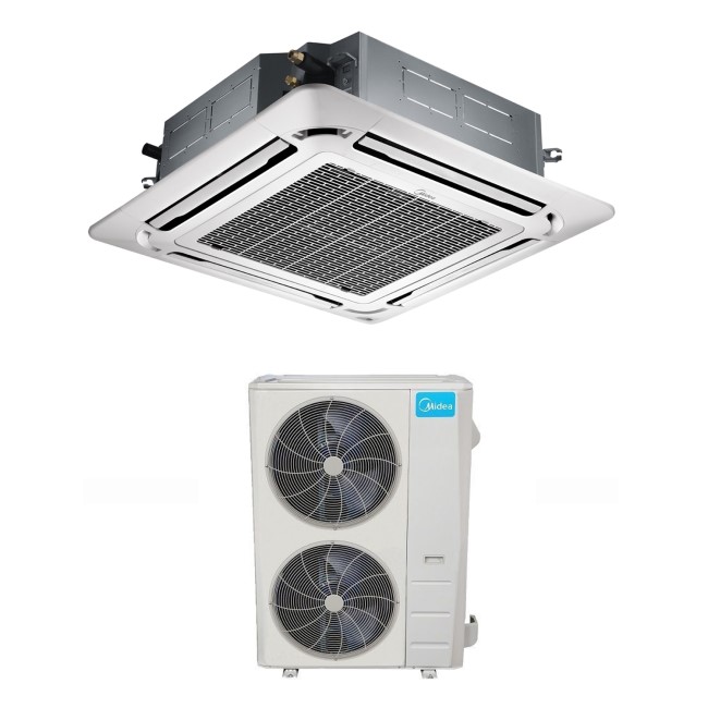 60000 BTU 18kW A/A Slim Ceiling Cassette Air conditioning system with heat pump and 5 years warranty