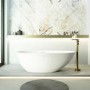Freestanding Double Ended Stone Resin Solid Surface Bath 1700 x 860mm - Solace