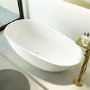 Freestanding Double Ended Stone Resin Solid Surface Bath 1700 x 860mm - Solace