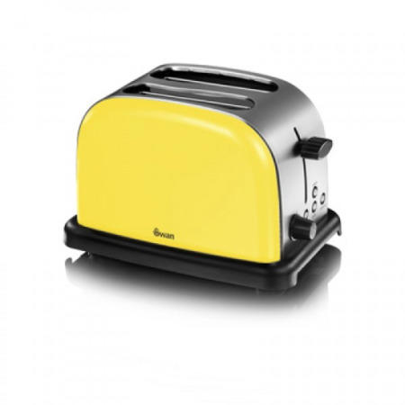 Swan ST14010YELN 2 Slice Mellow Yellow Toaster