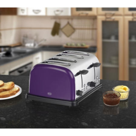 Swan ST14020PURN 4 Slice Plum Toaster