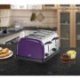 Swan ST14020PURN 4 Slice Plum Toaster