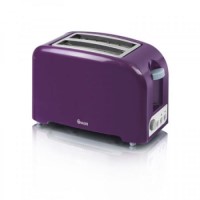 Swan ST14030PURN 2 Slice Purple Toaster