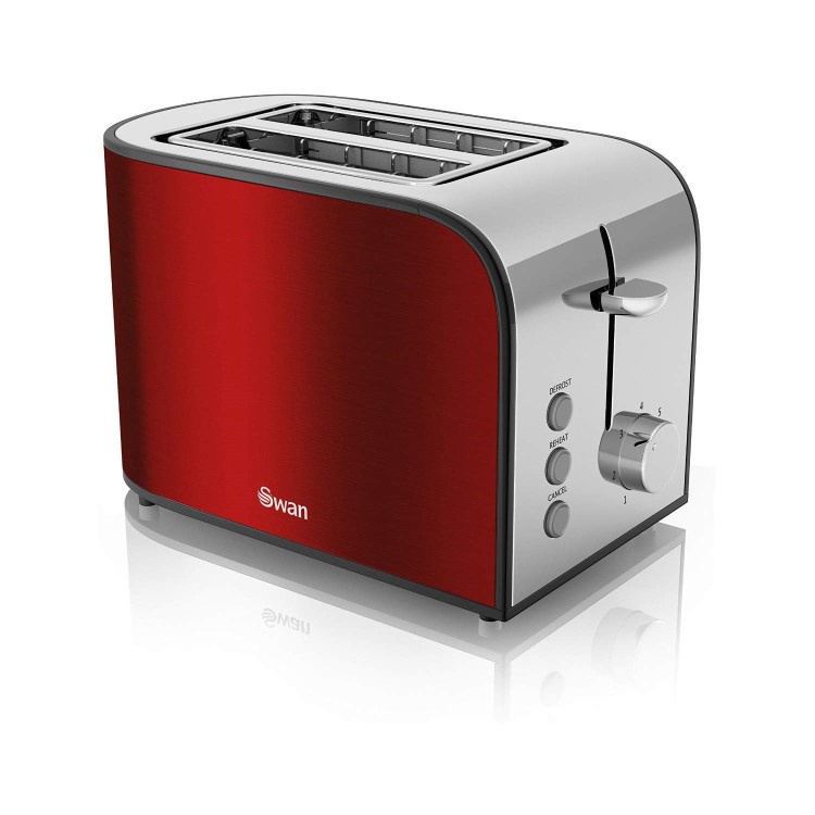 Swan ST17020REDN 2 Slice Red Toaster