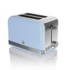 Swan ST19010BLN 2 Slice Retro Toaster - Blue
