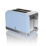 Swan ST19010BLN 2 Slice Retro Toaster - Blue